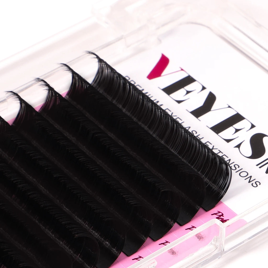 Veyes Inc Classic Eyelash Extensions Veyelash 8-16 Mix Individual Lash Extensions Matte Black Silk Lashes Wholesale for Beauty