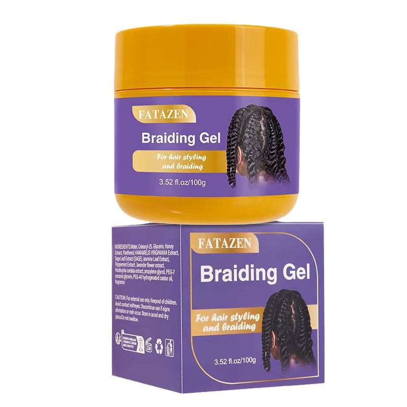 Hair braid gel: delicate texture, easy to clean and shape, easy to create hairstyle and braid