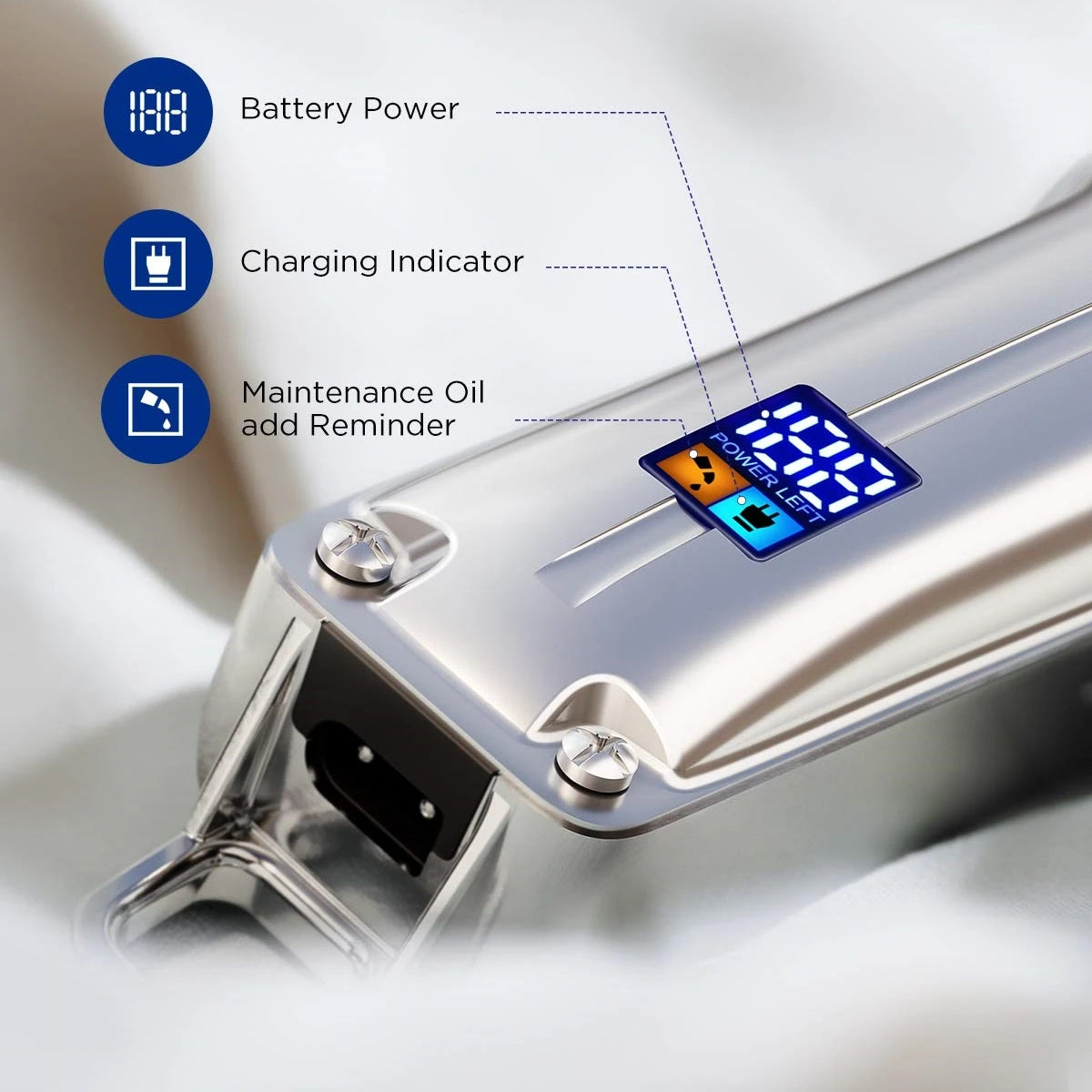 2024 Limural Home appliance Hair Clippers Professional Cordless Clippers Hair Cutting Beard Barbers Electric shaver for men