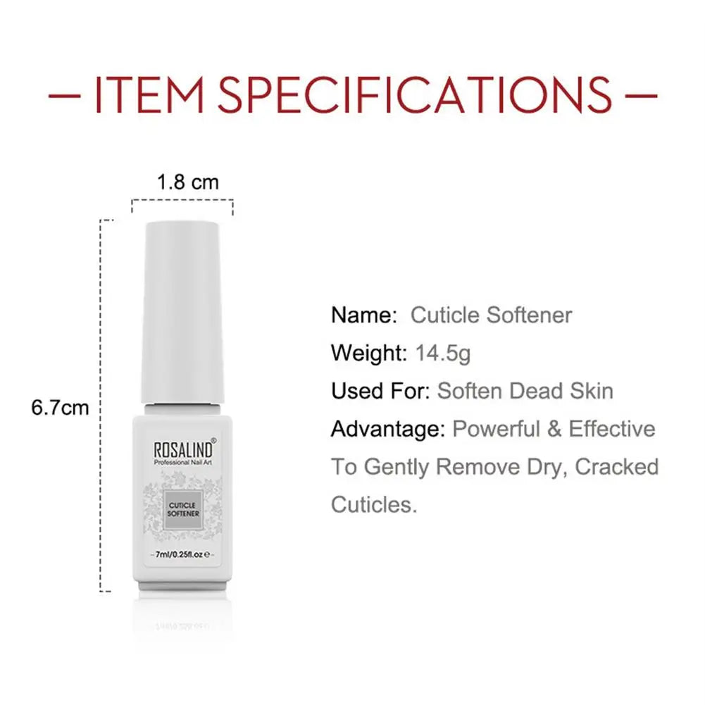 7ml Nail Cuticle Softener Dead Skin Exfoliator Oil Cuticle Remover Tool Nail Art Manicure Gel Polish Nail  Care