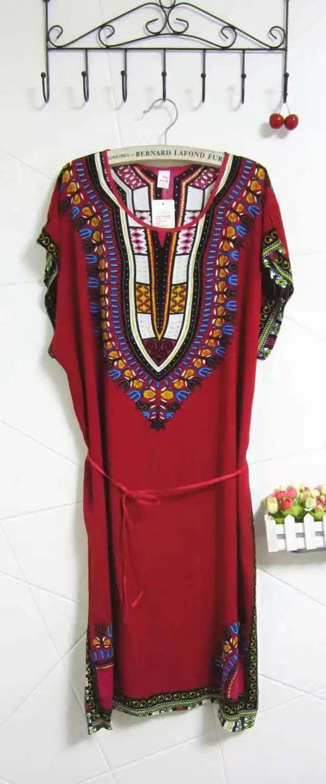 Large size loose nightgowns women short sleeve o-neck night shirt female cotton blend night dress print women's sleepwear dress