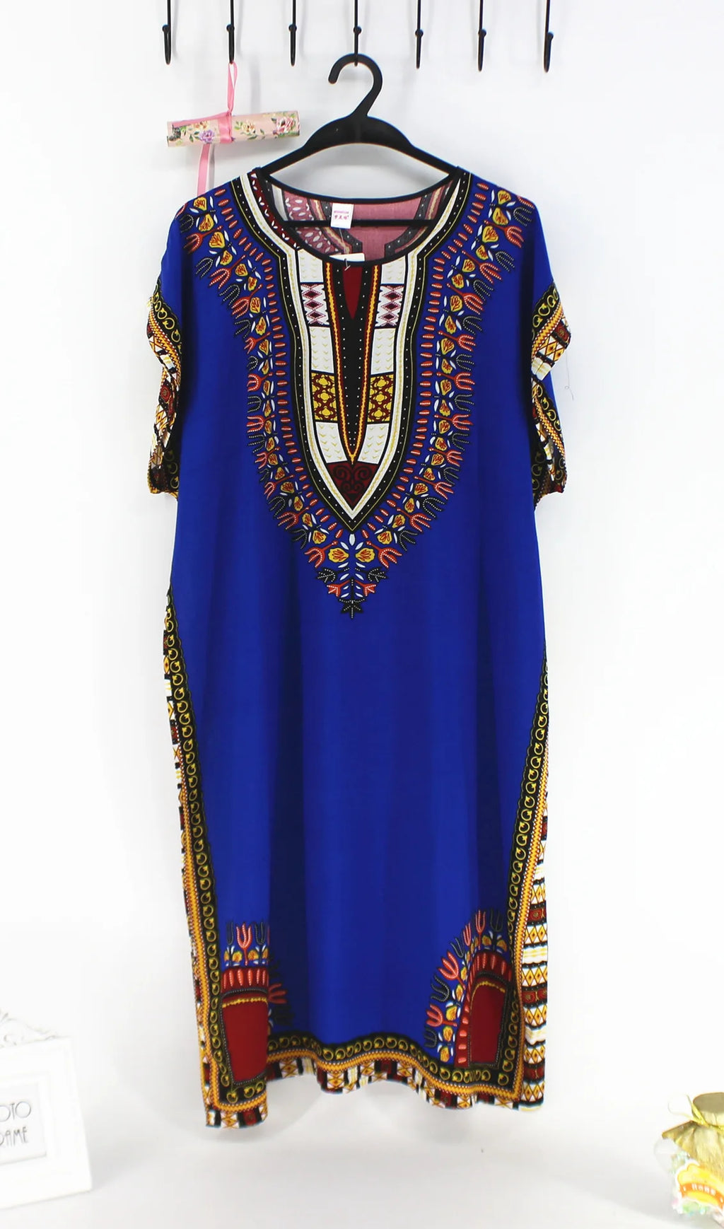Large size loose nightgowns women short sleeve o-neck night shirt female cotton blend night dress print women's sleepwear dress