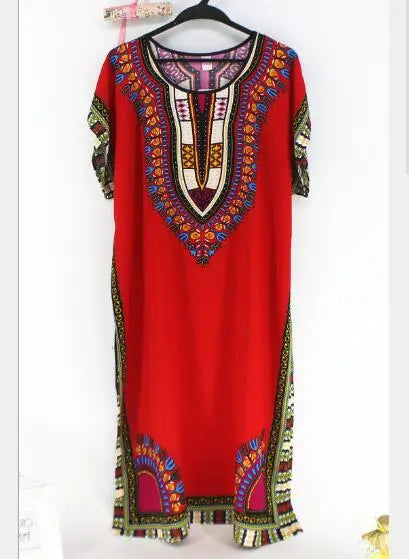 Large size loose nightgowns women short sleeve o-neck night shirt female cotton blend night dress print women's sleepwear dress