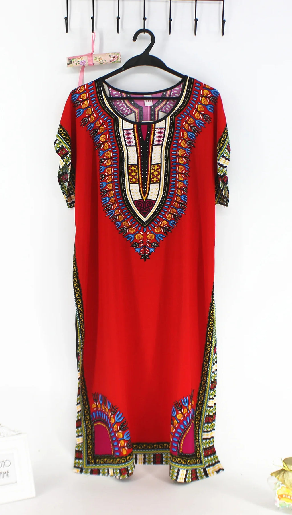 Large size loose nightgowns women short sleeve o-neck night shirt female cotton blend night dress print women's sleepwear dress