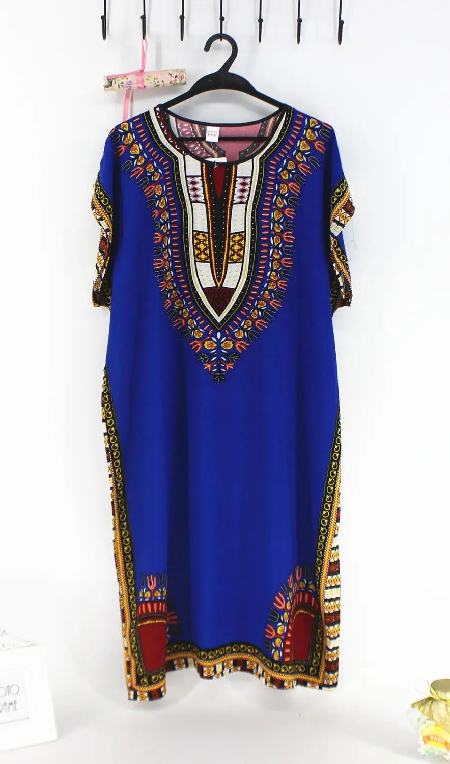 Large size loose nightgowns women short sleeve o-neck night shirt female cotton blend night dress print women's sleepwear dress