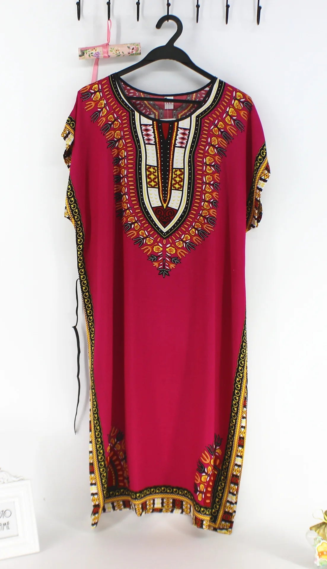 Large size loose nightgowns women short sleeve o-neck night shirt female cotton blend night dress print women's sleepwear dress