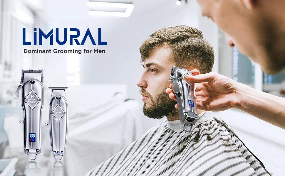 2024 Limural Home appliance Hair Clippers Professional Cordless Clippers Hair Cutting Beard Barbers Electric shaver for men