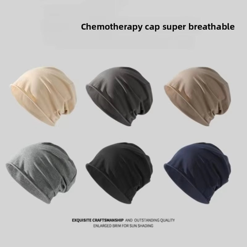 Hats Beanies for Men Women Unisex Autumn Summer Beanie Cotton Solid Color Elastic Bonnet Hip Hop Baggy Summer Thin