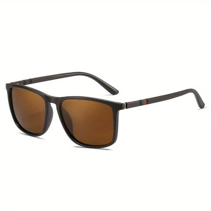 Sports Sunglasses for Men Polarized Comfortable Wear Square Sun Glasses Male Light Weight Eyewear Accessory with Origina UV400