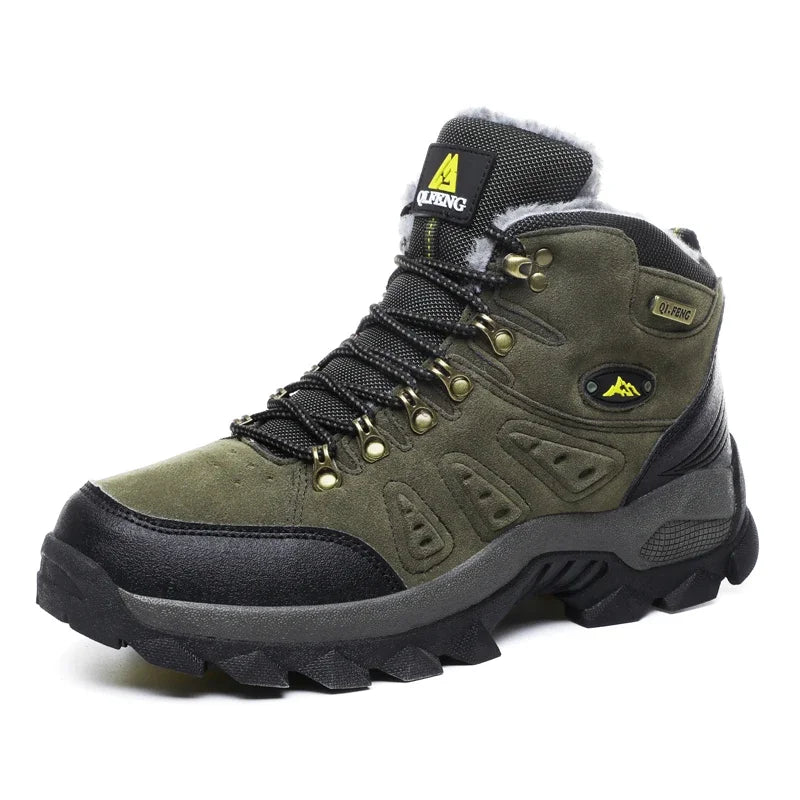 High-top Boots Men Comfortable Wear-resistant Anti-slip Breathable Hiking Boots Men Thick-soled Casual Sport Shoes Men