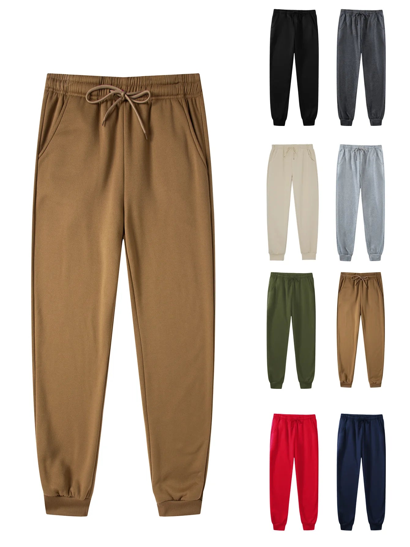 Mens Jogging Sports Pants Spring Autumn  Sweatpants Men Sports Gym Trousers Fashion Solid Color Casual Workout Long Pants