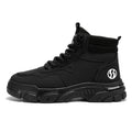 2025 autumn new breathable work boots for men, anti slip, wear-resistant, safety shoes, casual and comfortable sports shoes