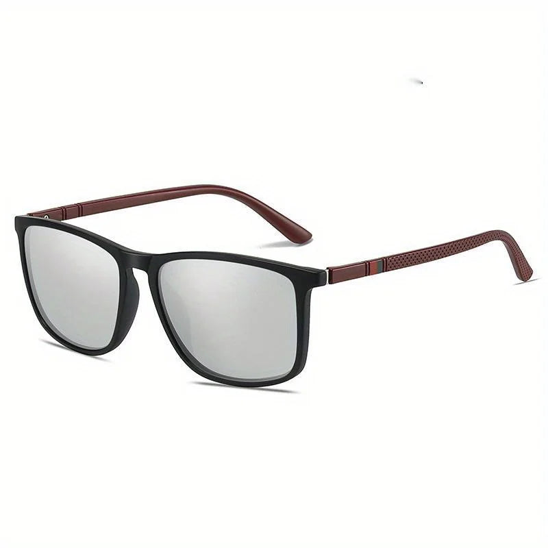 Sports Sunglasses for Men Polarized Comfortable Wear Square Sun Glasses Male Light Weight Eyewear Accessory with Origina UV400