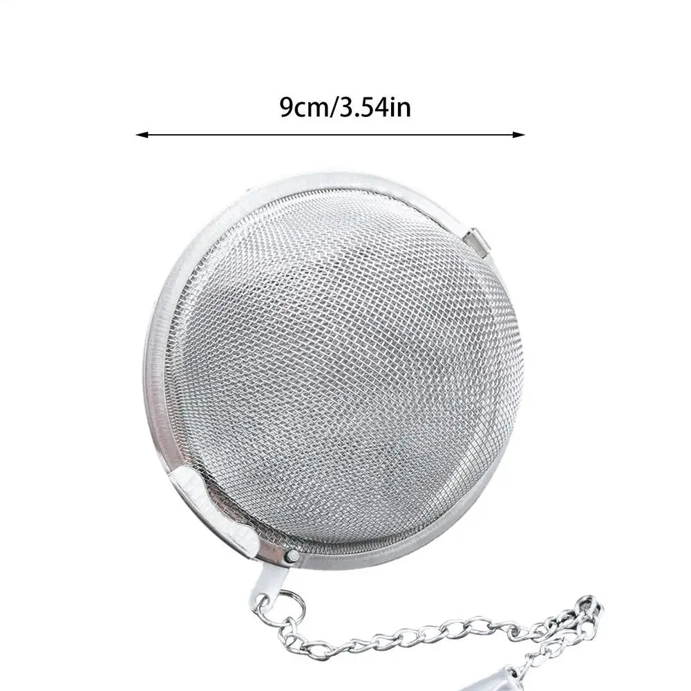 Tea Ball Stainless Steel Tea Infuser Stainless Steel Mesh Tea Ball Tea Strainers With Chain Seasoning Spices Strainers Filters