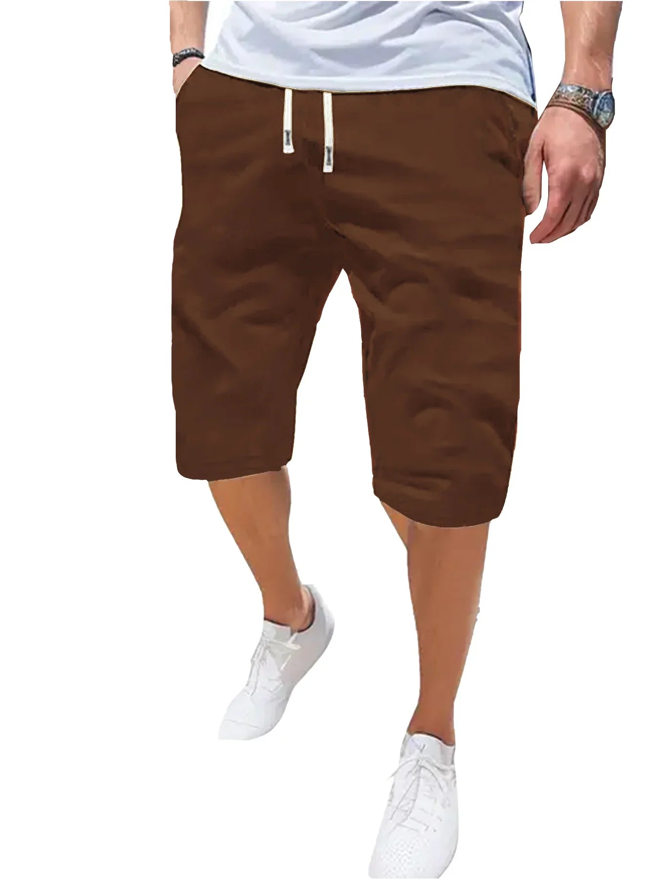 Men's Sports Shorts Breathable Thin Loose Casual Shorts Fashion Beach Comfortable Five Pants Outdoor Running Fitness Short Pants