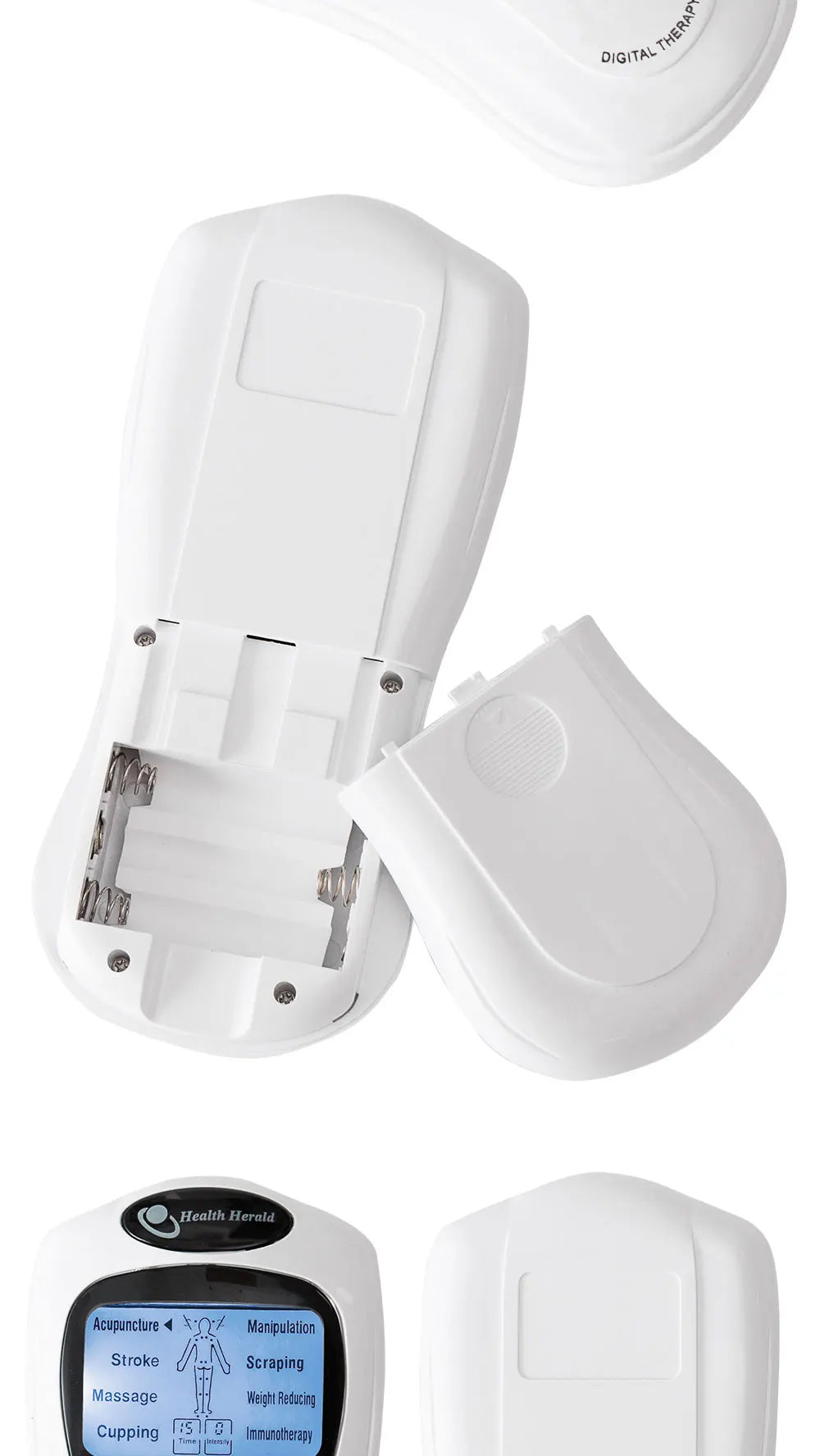 Electric Massage Instrument EMS Tense Machine Pulse Massager Tens Acupuncture Electrical Muscle Stimulator for Neck Back Body