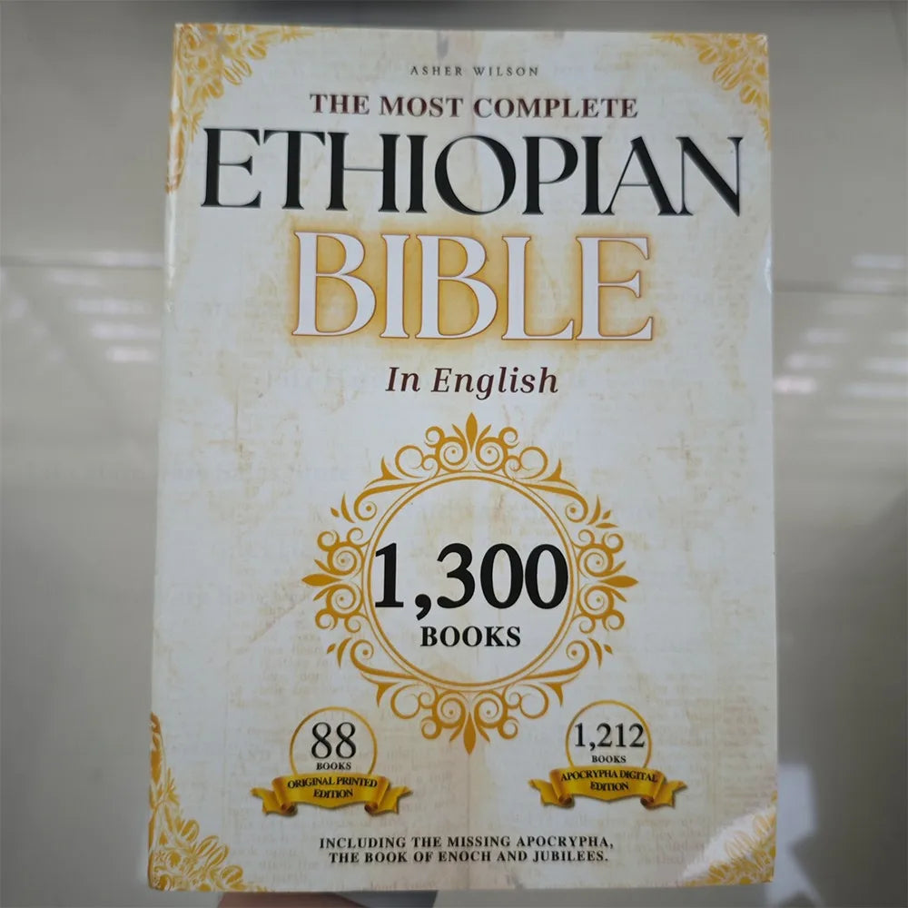 Ancient 88 Passages Ethiopian Bible Complete Collection Ancient Texts Missing Apocrypha Spiritual Two Volume English Bible Gifts