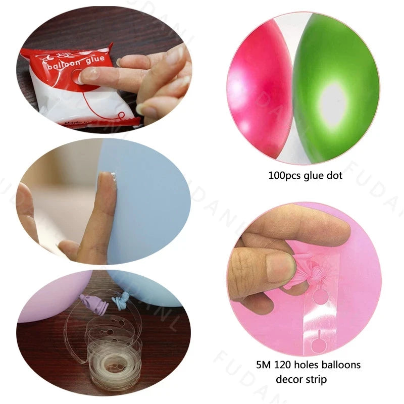 109PCS White Flower Daisy Theme Arch Garland Balloons Retro Pink Peach Latex Balloon Anniverary Kids Birthday Party Decor Gifts
