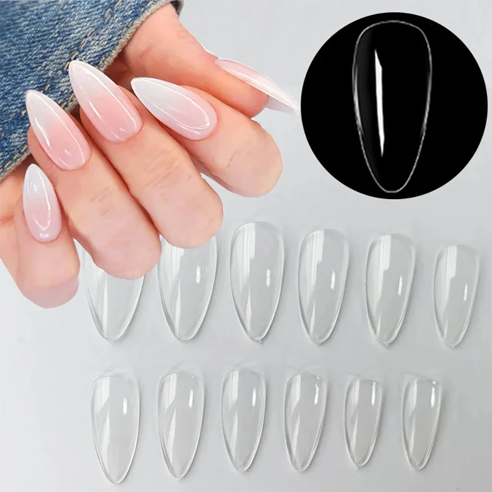 500pcs Almond nail tips