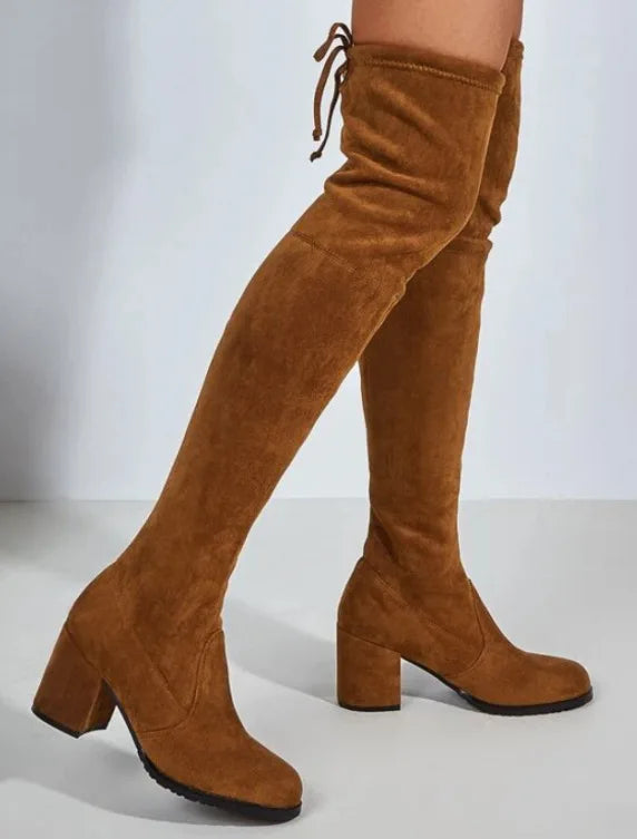 2023Shoes for Women Boots Casual Boots Comfortable Over The Knee Thigh High Boots for Women Platform Shoes Botas De Mujer