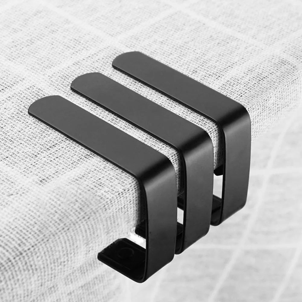 Table Cloth Clamps Large Table Cloth Cover Clips Stainless Steel Anti Slip Tablecloth Holder Clamps 5*4cm Table Cloth Clips