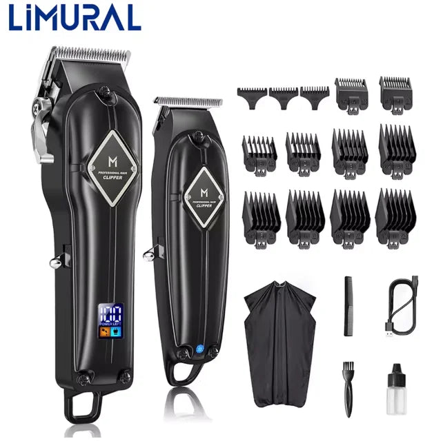2024 Limural Home appliance Hair Clippers Professional Cordless Clippers Hair Cutting Beard Barbers Electric shaver for men