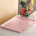 Multiple Colors Rectangular Plastic Pallet Tray Food Bread Pan Storage Tray Hotel Service Tray Dessert Pallet Hotel Service Tray