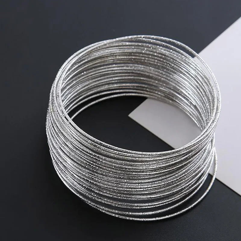 30 Pieces Metal Bangles Set For Women Timeless Fashion Jewelry Trendy Classic Styles Textured Thin Circles Colorful Gifts