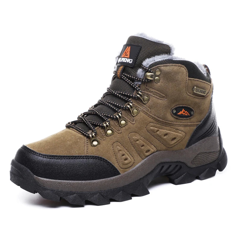 High-top Boots Men Comfortable Wear-resistant Anti-slip Breathable Hiking Boots Men Thick-soled Casual Sport Shoes Men