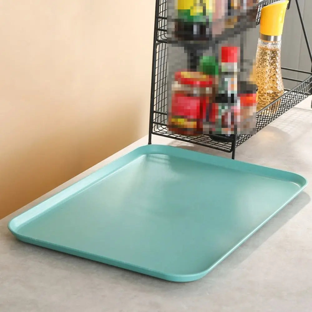 Multiple Colors Rectangular Plastic Pallet Tray Food Bread Pan Storage Tray Hotel Service Tray Dessert Pallet Hotel Service Tray