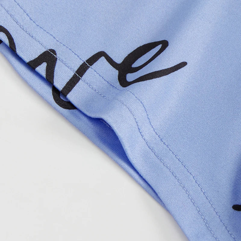 Women Pajamas Sets Short Sleeve Nightwear Top and Pants Sleepwear 2 Piece Pjs Loungewear Cartoon Print Pyjamas Set Nightwear