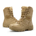 Black Boots Men High-quality Brand High Top Boots Desert Combat Men's Hiking shoe Outdoor Shoes Anti Slip Hiking Ankle Boots