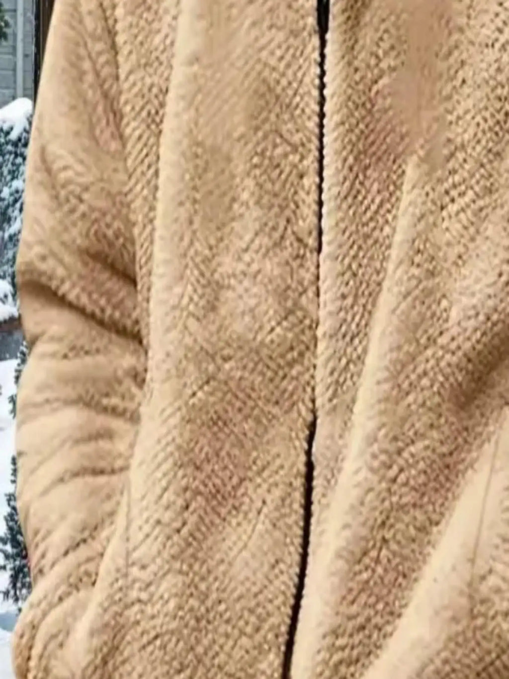 Men's Zipper Jacket Solid Color Zipper Hat Casual Autumn Winter Clothing