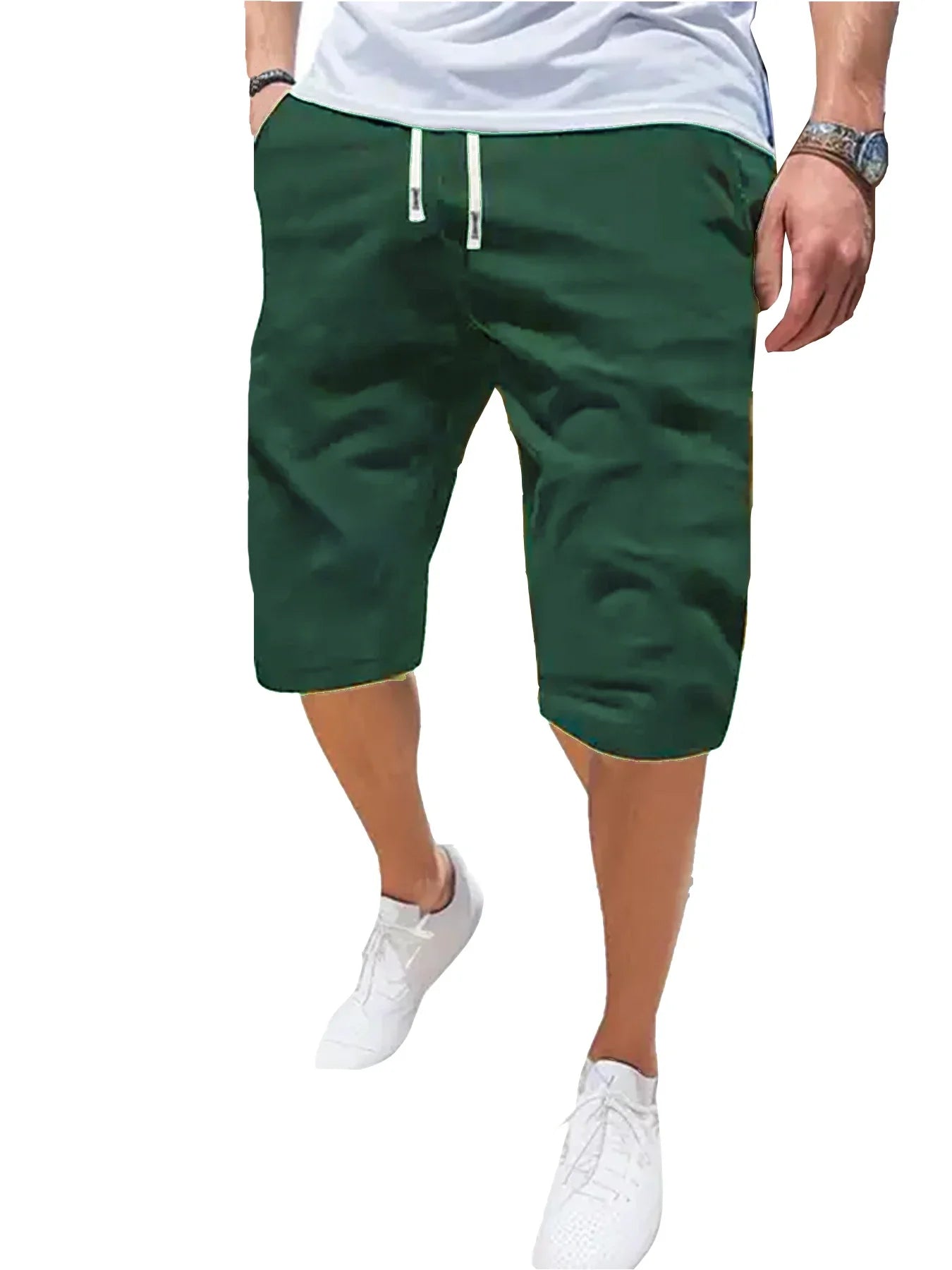 Men's Sports Shorts Breathable Thin Loose Casual Shorts Fashion Beach Comfortable Five Pants Outdoor Running Fitness Short Pants