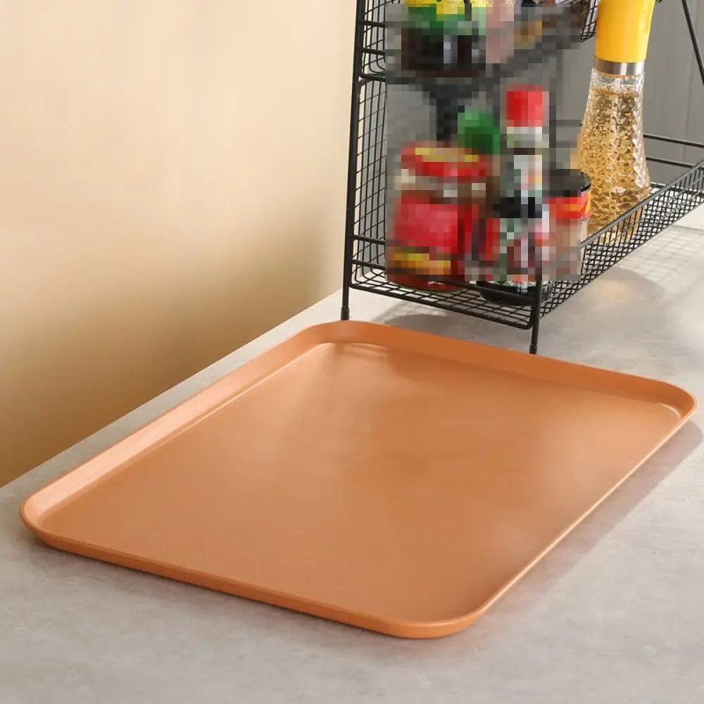 Multiple Colors Rectangular Plastic Pallet Tray Food Bread Pan Storage Tray Hotel Service Tray Dessert Pallet Hotel Service Tray