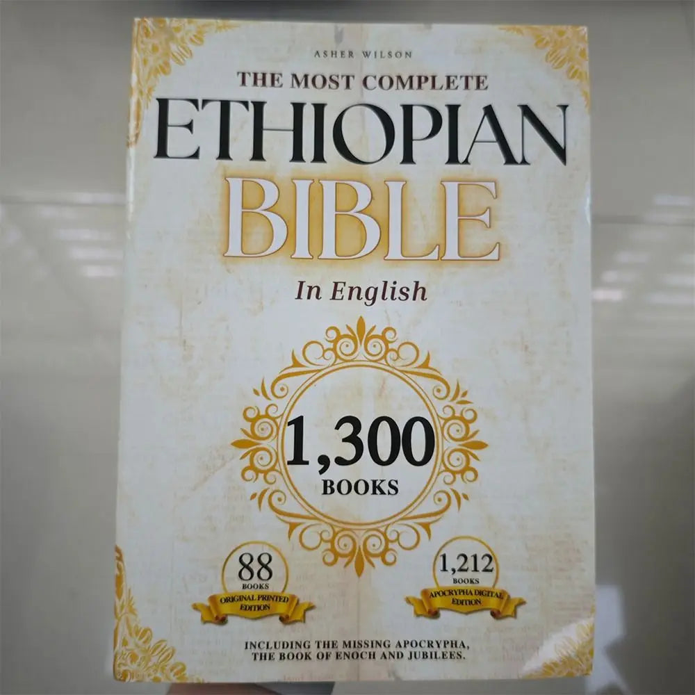 Ancient 88 Passages Ethiopian Bible Complete Collection Ancient Texts Missing Apocrypha Spiritual Two Volume English Bible Gifts