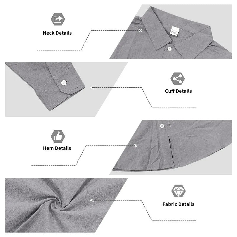 Men's Loose Fit Linen 2 Piece Outfit Solid Color Casual Long Sleeve Hooded Shirt & Long Pants Breathable Suit