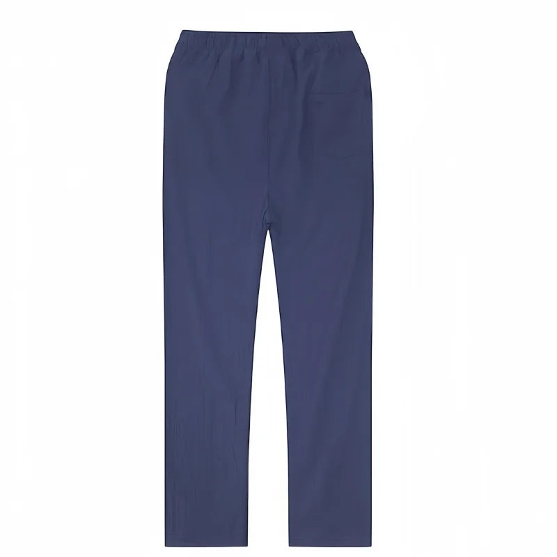 Boho Cotton Linen Pants for Men New Summer Lightweight Loose Fit Casual Sweatpants for Walking Jogger Trousers Work