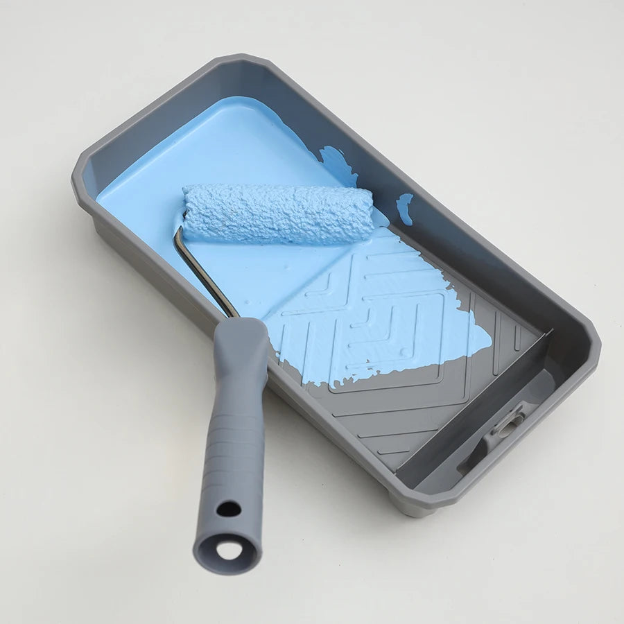 4-piece set of economical paint trays with 3 disposable liners for convenient and time-saving quick construction.