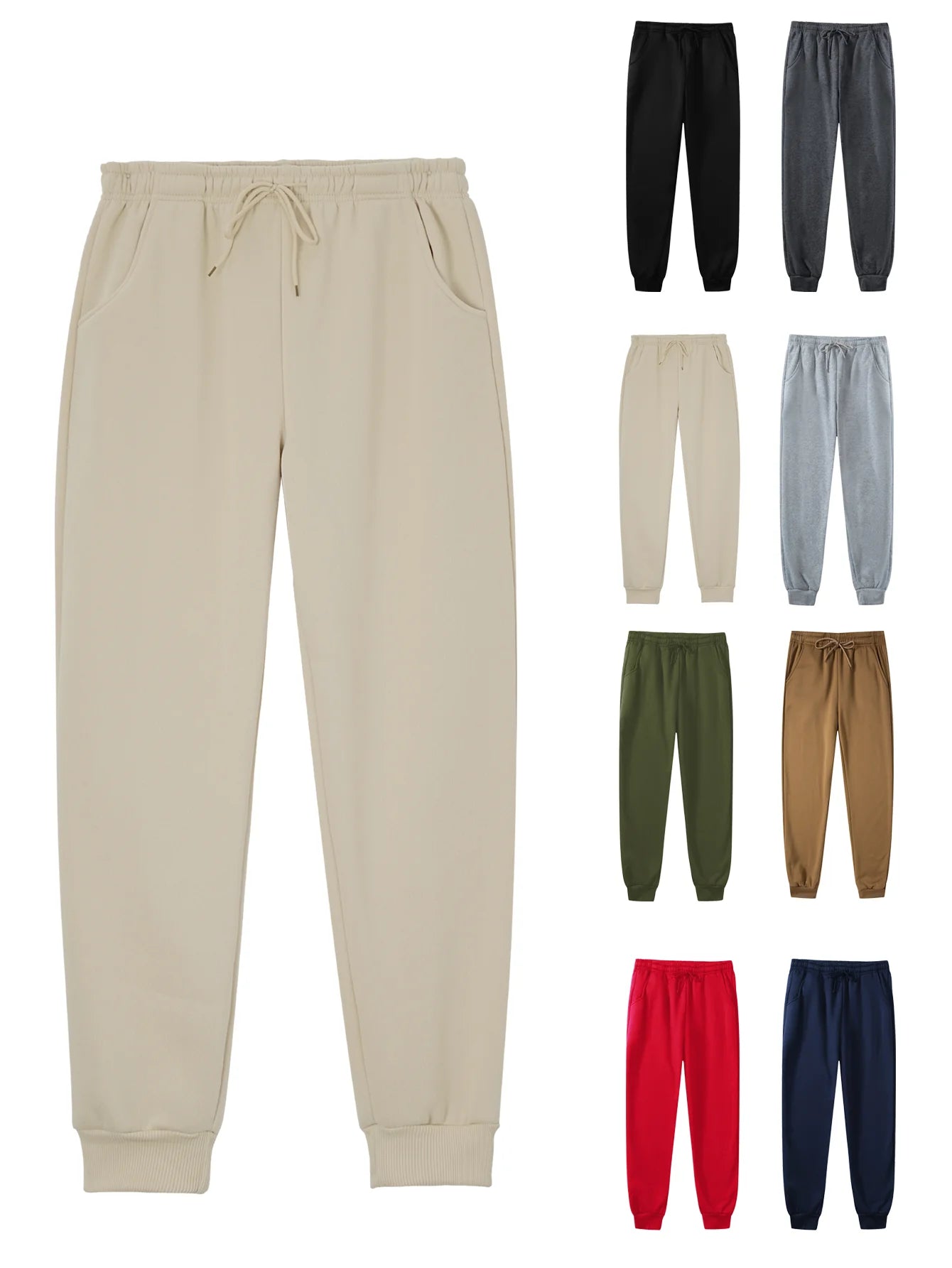 Mens Jogging Sports Pants Spring Autumn  Sweatpants Men Sports Gym Trousers Fashion Solid Color Casual Workout Long Pants