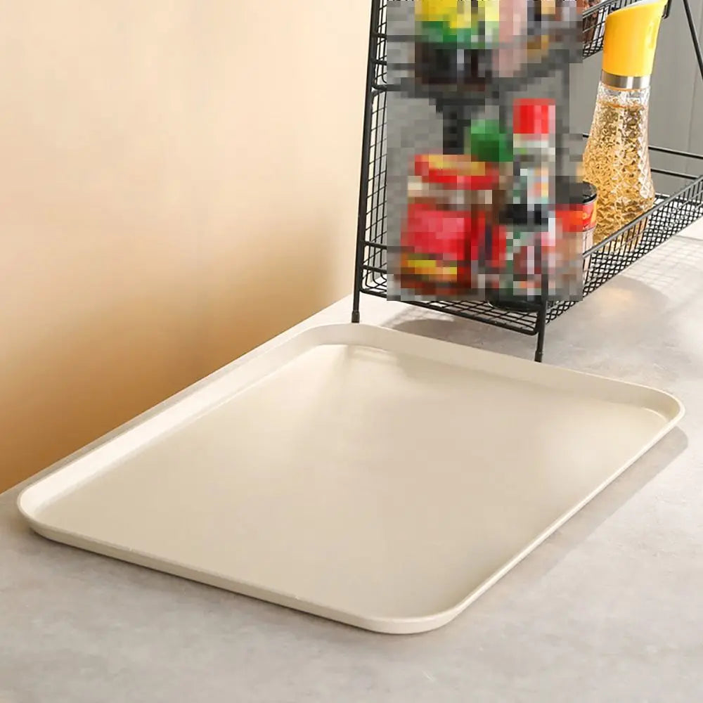 Multiple Colors Rectangular Plastic Pallet Tray Food Bread Pan Storage Tray Hotel Service Tray Dessert Pallet Hotel Service Tray