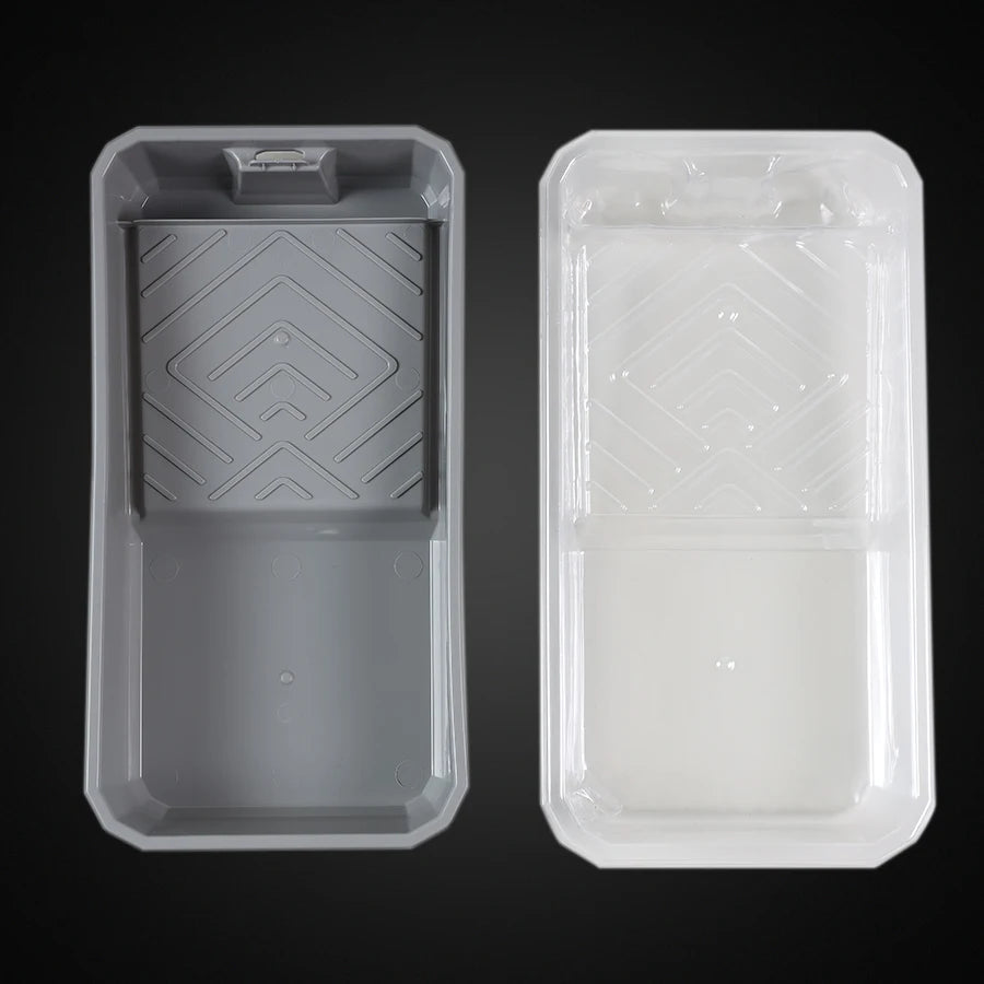 4-piece set of economical paint trays with 3 disposable liners for convenient and time-saving quick construction.