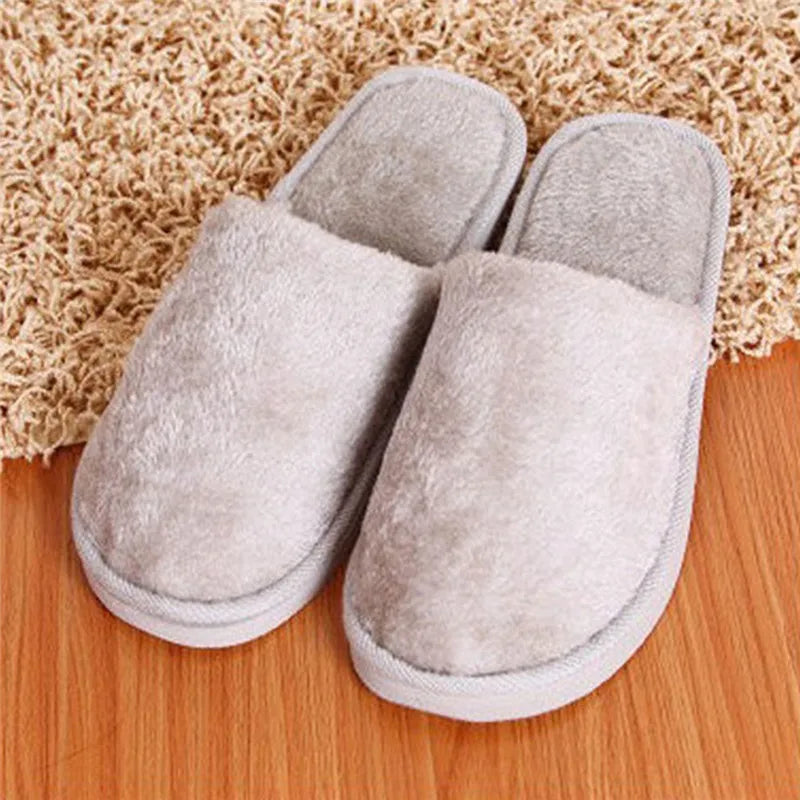 Slippers Women Men 2021 Indoor House Push Soft Cute Cotton Slippers Shoes Non-slip Floor Home Slippers Women Slides For Bedroom