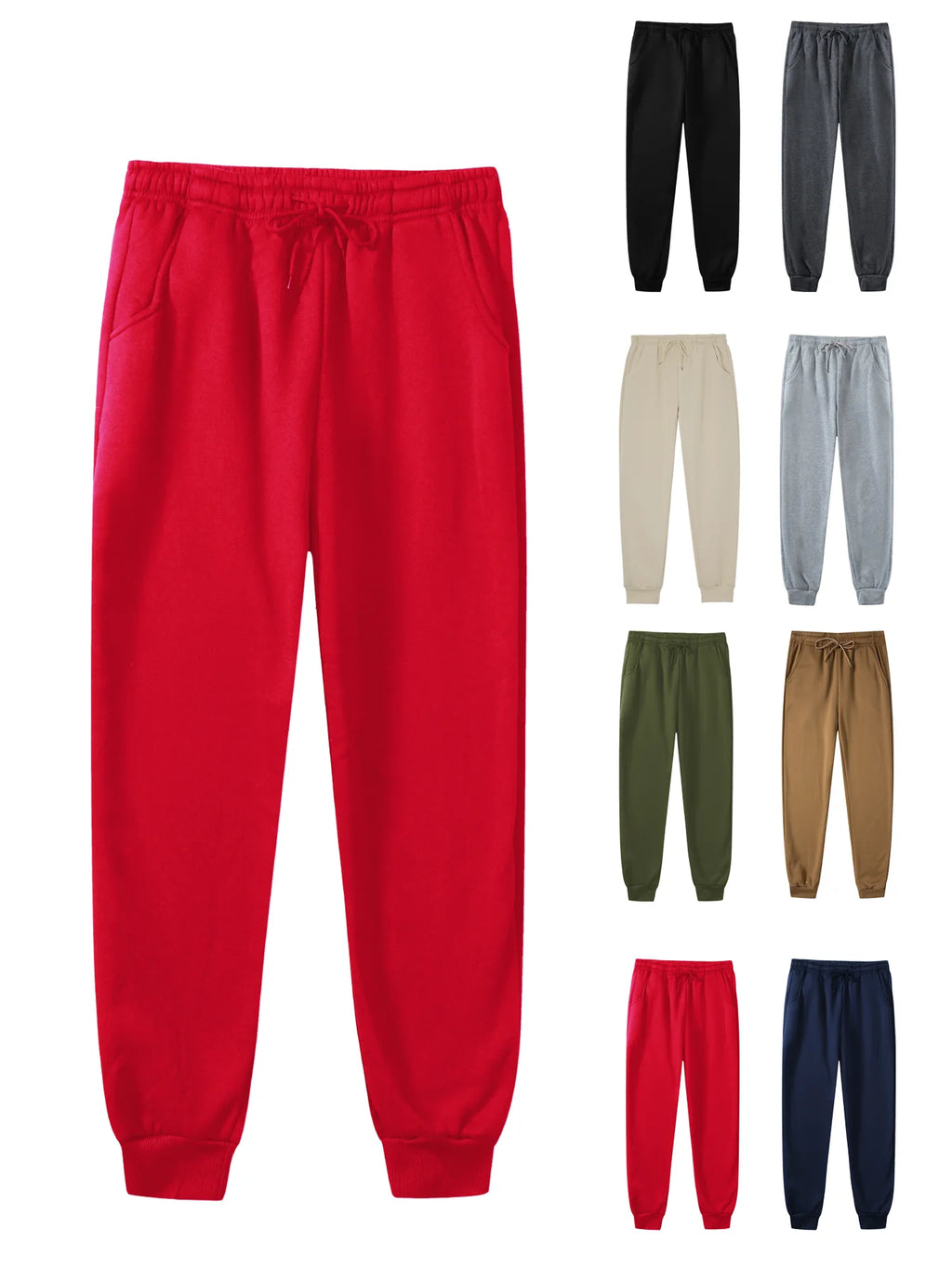 Mens Jogging Sports Pants Spring Autumn  Sweatpants Men Sports Gym Trousers Fashion Solid Color Casual Workout Long Pants