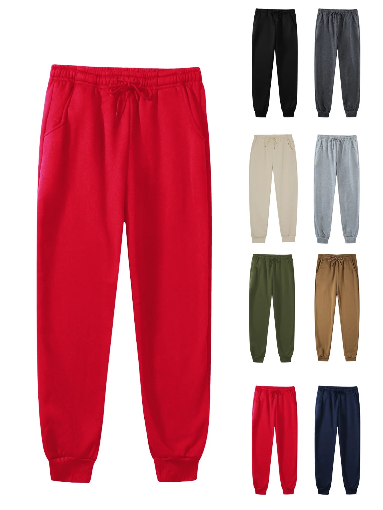 Mens Jogging Sports Pants Spring Autumn  Sweatpants Men Sports Gym Trousers Fashion Solid Color Casual Workout Long Pants