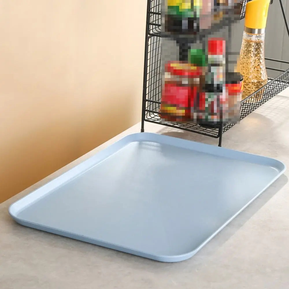 Multiple Colors Rectangular Plastic Pallet Tray Food Bread Pan Storage Tray Hotel Service Tray Dessert Pallet Hotel Service Tray