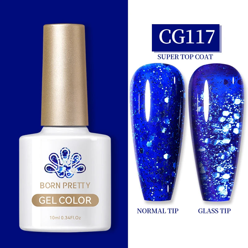 BORN PRETTY 10ml Gel Nail Polish Gel 130 Colors Semi Permanent Solid Nail Gel Varnish Soak Off UV Gel for Base Top Coat