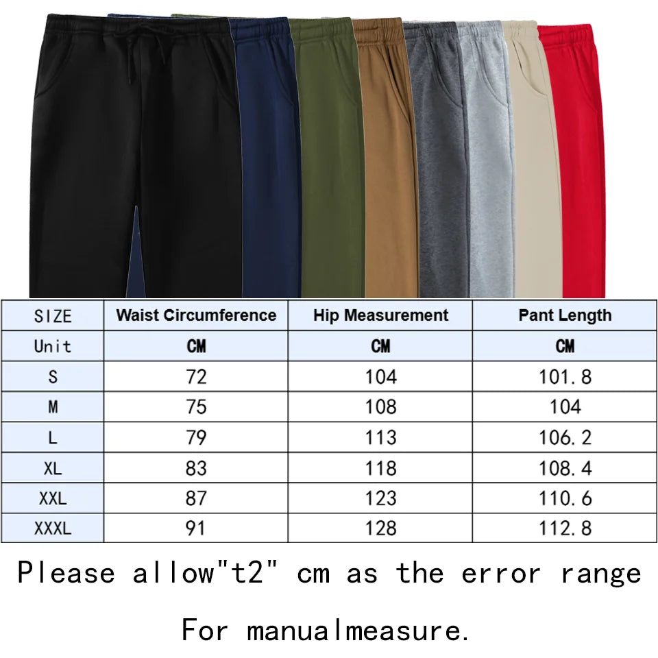 Mens Jogging Sports Pants Spring Autumn  Sweatpants Men Sports Gym Trousers Fashion Solid Color Casual Workout Long Pants