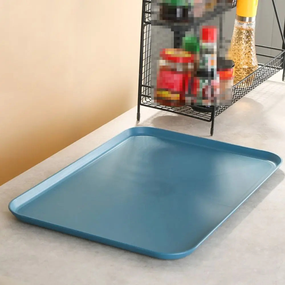 Multiple Colors Rectangular Plastic Pallet Tray Food Bread Pan Storage Tray Hotel Service Tray Dessert Pallet Hotel Service Tray
