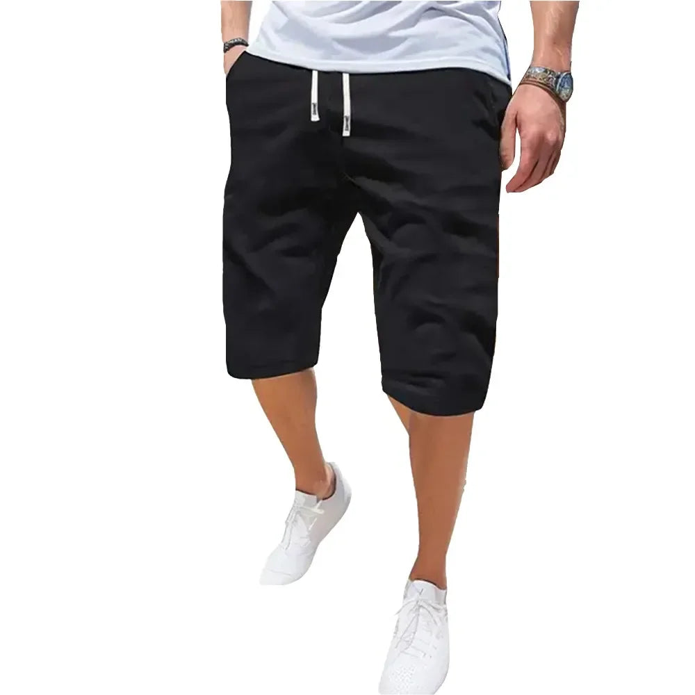Men's Sports Shorts Breathable Thin Loose Casual Shorts Fashion Beach Comfortable Five Pants Outdoor Running Fitness Short Pants